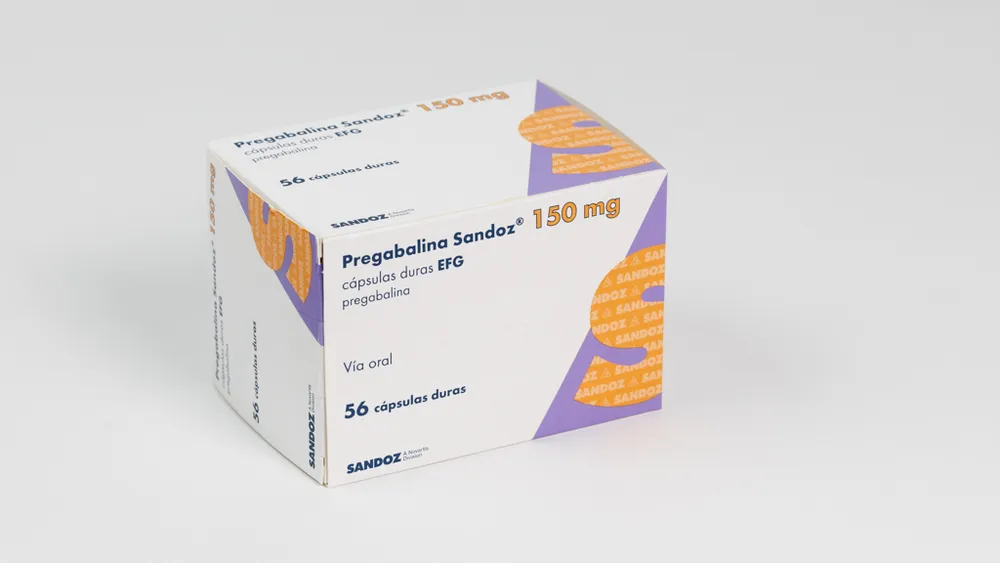 Pregabalin Sandoz 150 mg hard capsules EFG capsules, hard