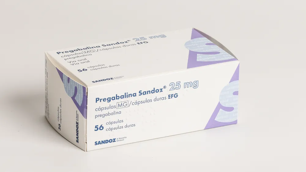 Pregabalin Sandoz 25 mg hard capsules EFG capsules, hard