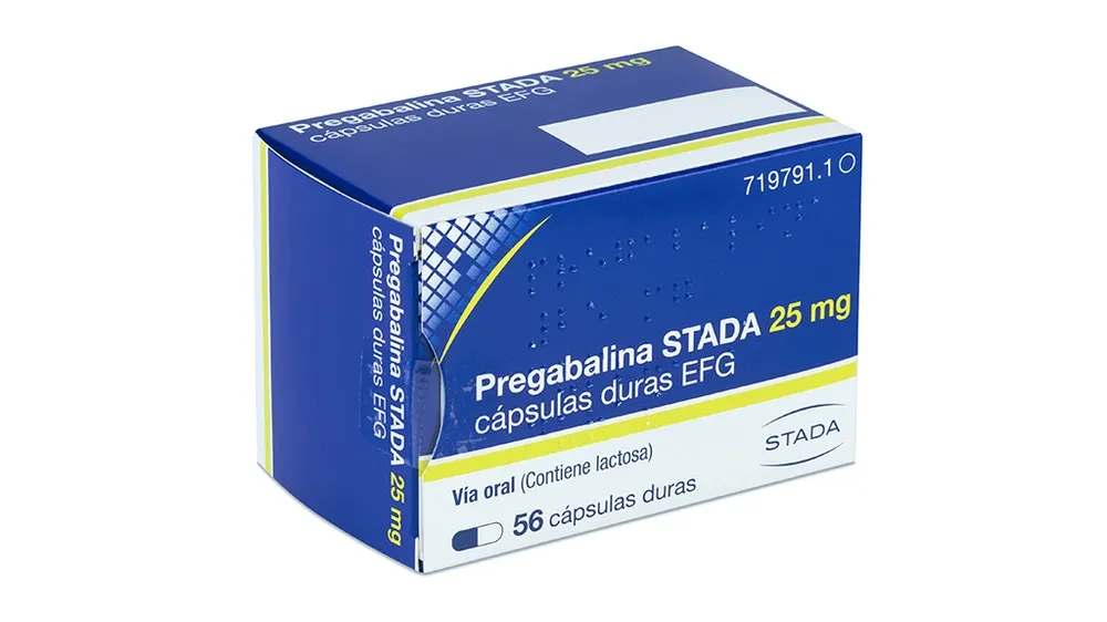 Pregabalin Sun 25 mg hard capsules EFG capsules, hard