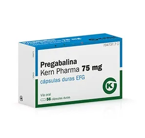 PREGABALINA SUN 75 MG CAPSULAS DURAS EFG CÁPSULA DURA
