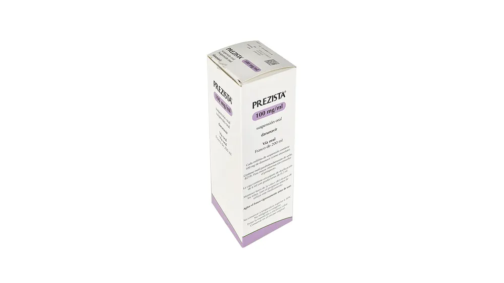 Prezista 100 mg/ml oral suspension suspension, oral