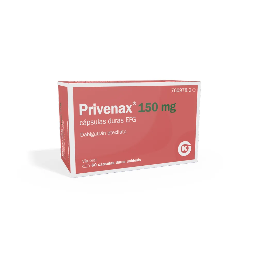 Privenax 150 mg hard capsules EFG capsules, hard