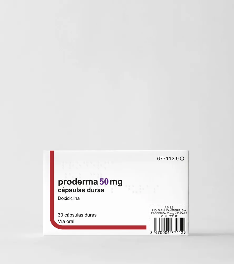 Proderma 50 mg capsule rigide capsule, rigide