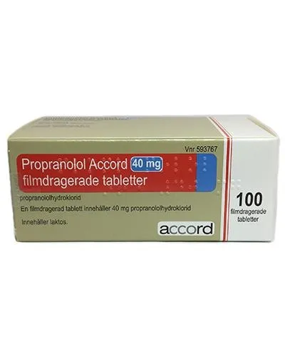 Propranolol Accord 40 mg film-coated tablets EFG tablets, film-coated