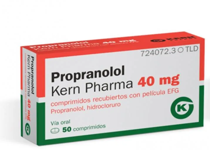 Propranolol Kern Pharma 40 mg film-coated tablets EFG tablets, film-coated