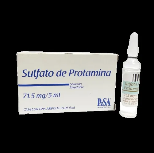 Protamine sulfate Leo Pharma 1.400 IU anti-heparin (10 mg)/ml solution for injection and infusion solution for injection and for infusion