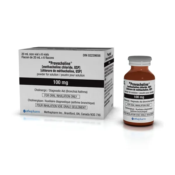 Provocholine 100 mg powder for solution for inhalation by nebulizer powder for inhalation