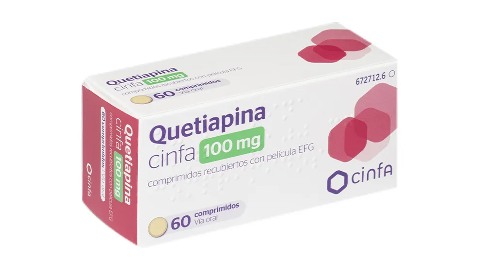Quetiapine CINFA 100 mg film-coated tablets EFG tablets, film-coated