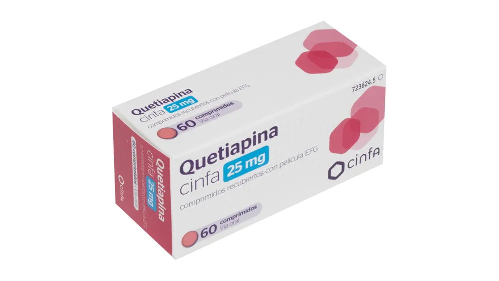 Quetiapine CINFA 25 mg film-coated tablets EFG tablets, film-coated