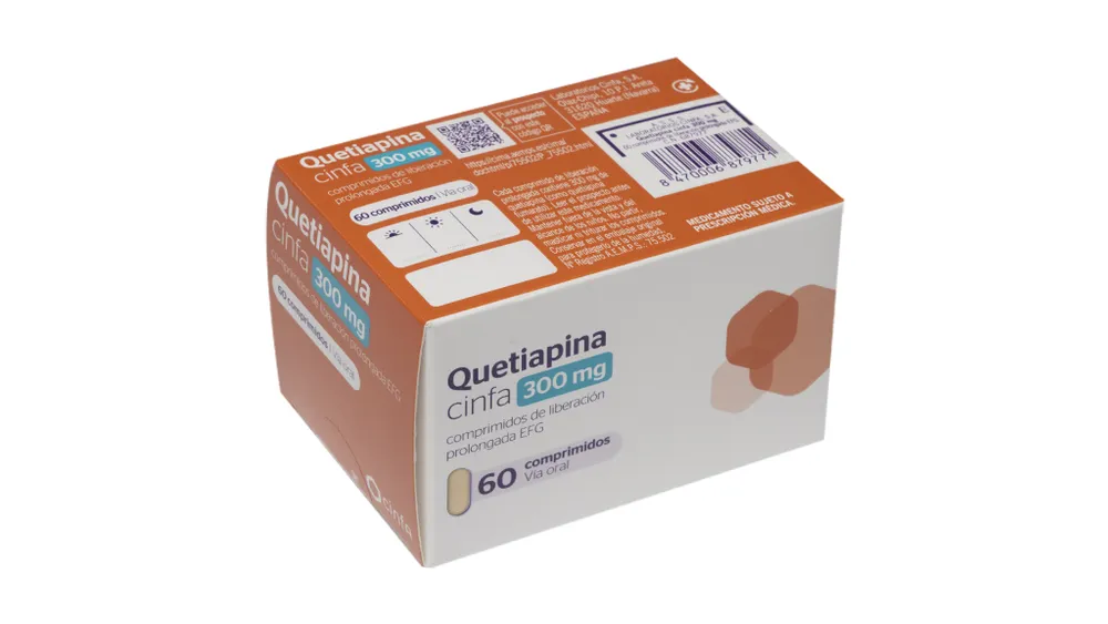 Quetiapina Cinfa 300 mg compresse a rilascio prolungato EFG compresse, a rilascio prolungato
