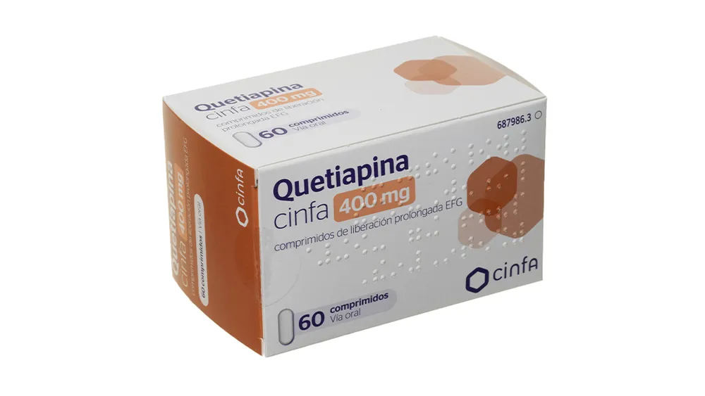 Quetiapine Cinfa 400 mg prolonged-release tablets EFG tablets, prolonged-release