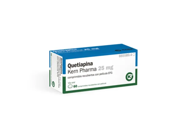 Quetiapine Kern Pharma 25 mg film-coated tablets EFG tablets, film-coated