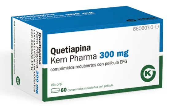 Quetiapina Kern Pharma 300 mg compresse rivestite con film EFG compresse, rivestite con film