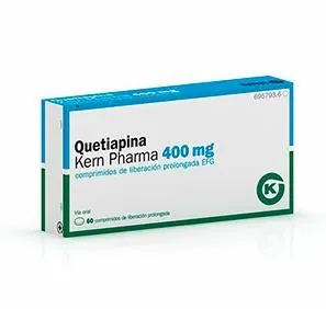 Quetiapina Kern Pharma 400 mg compresse a rilascio prolungato EFG compresse, a rilascio prolungato