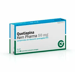 Quetiapine Kern Pharma 50 mg prolonged-release tablets EFG tablets, prolonged-release