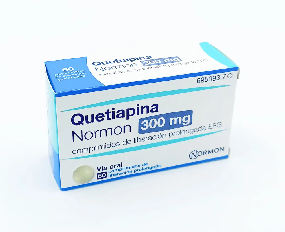 QUETIAPINA NORMON 300 MG COMPRIMIDOS DE LIBERACION PROLONGADA EFG COMPRIMIDO DE LIBERACIÓN PROLONGADA