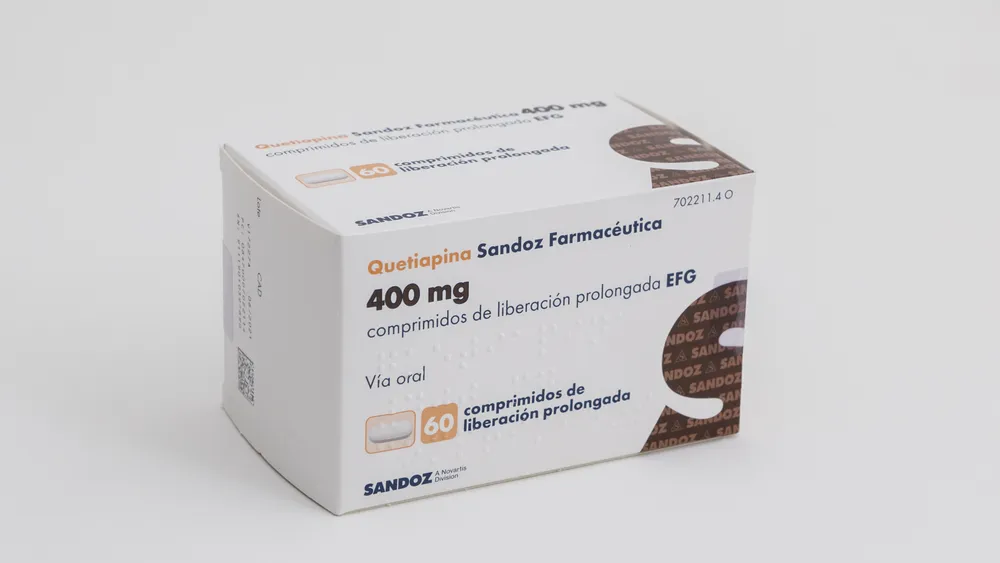 Quetiapine Pensa 400 mg prolonged-release tablets EFG tablets, prolonged-release