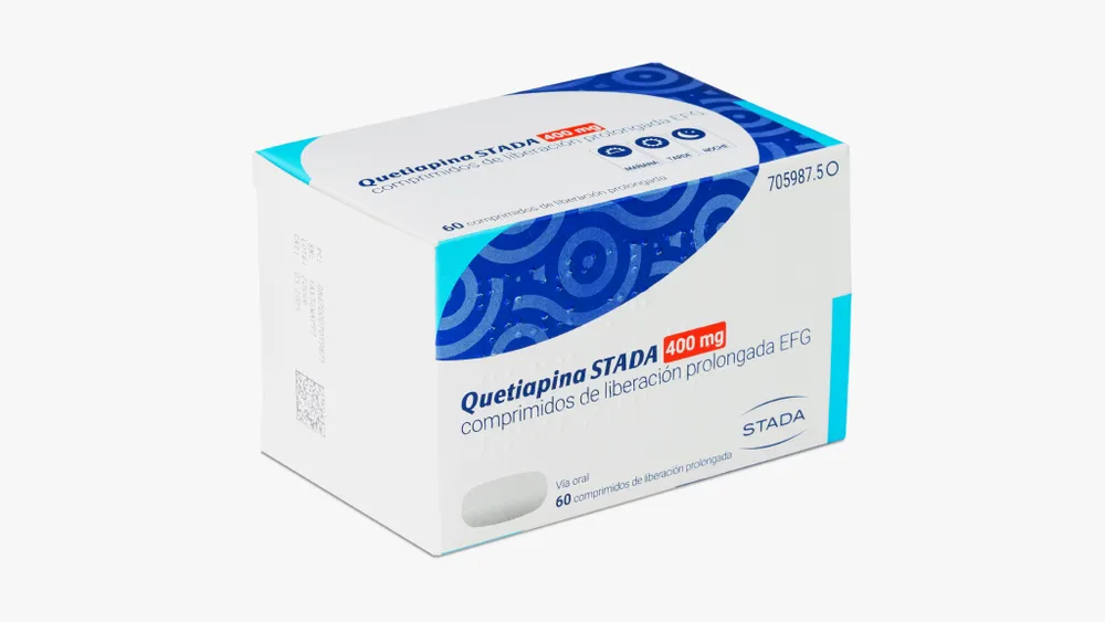 Quetiapina Stada 400 mg compresse a rilascio prolungato EFG compresse, a rilascio prolungato