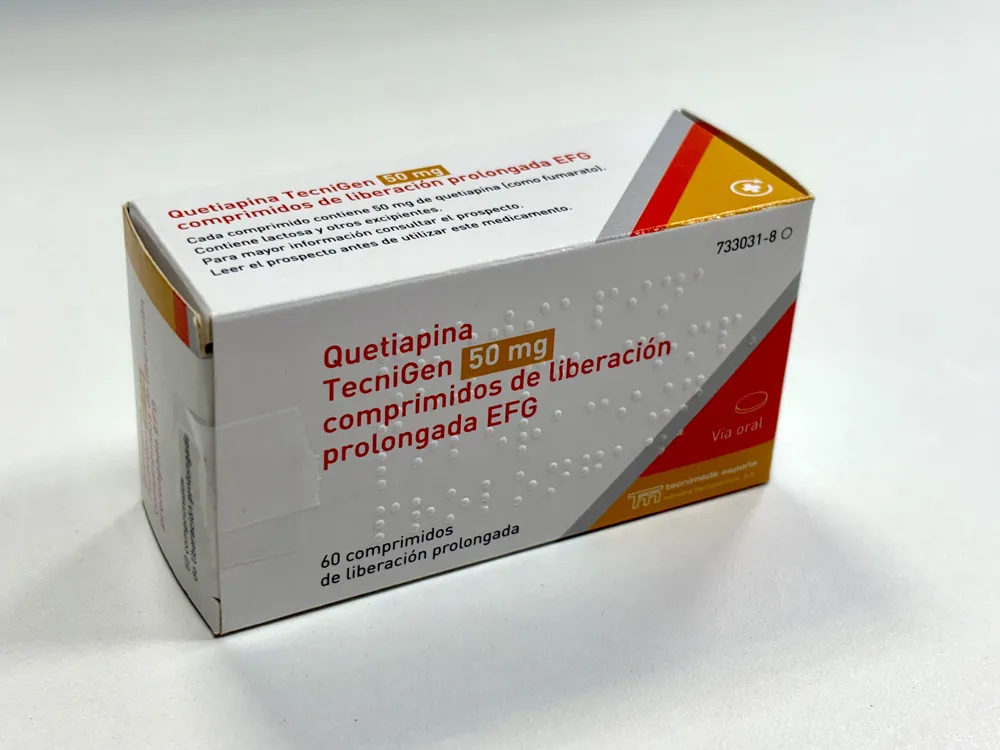 Quetiapine TecniGen 50 mg prolonged-release tablets EFG tablets, prolonged-release