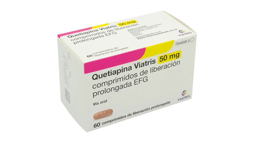 Quetiapine Viatris 50 mg prolonged-release tablets EFG tablets, prolonged-release