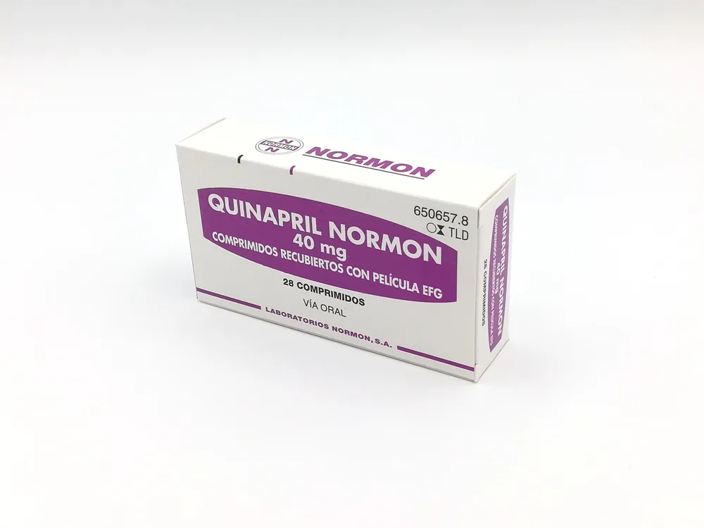 Quinapril Normon 40 mg film-coated tablets EFG tablets, film-coated