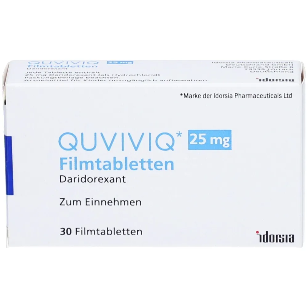 Quviviq 25 mg compresse rivestite con film compresse, rivestite con film