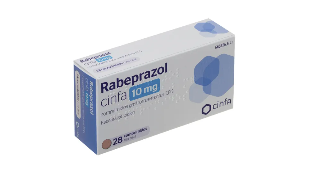 Rabeprazolo Cinfa 10 mg compresse gastroresistenti EFG compresse, rivestite con film