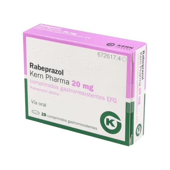 Rabeprazolo Kern Pharma 20 mg compresse gastrorresistenti EFG compresse, rivestite con film