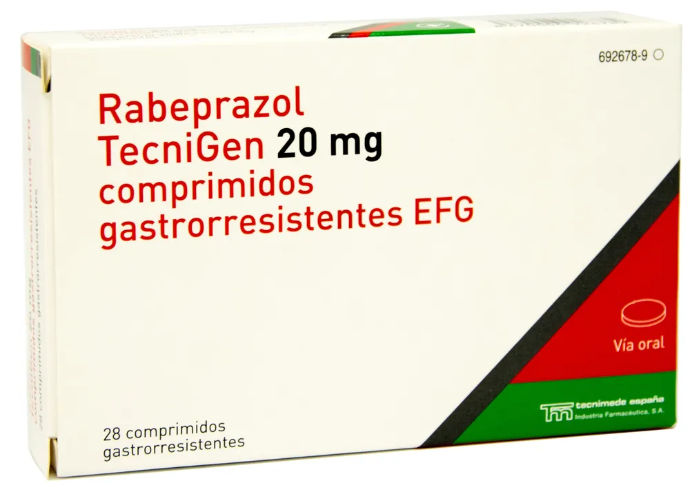 Rabeprazolo TecniGen 20 mg compresse gastroresistenti EFG compresse, rivestite con film