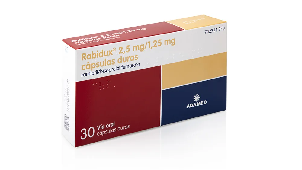Rabidux 2,5 mg/1,25 mg capsule rigide capsule, rigide