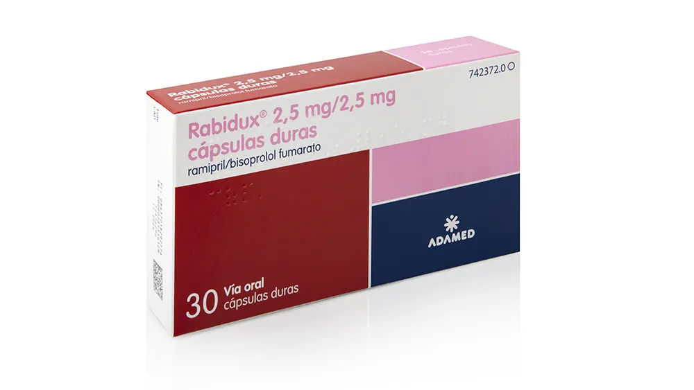 Rabidux 2,5 mg/2,5 mg capsule rigide capsule, rigide