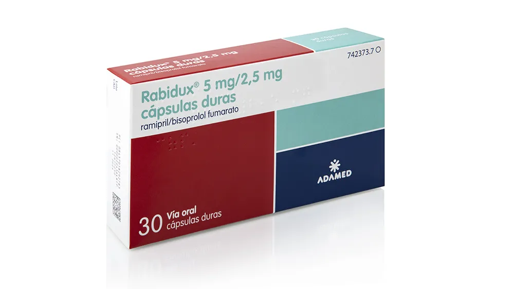 Rabidux 5 mg/2,5 mg capsule rigide capsule, rigide