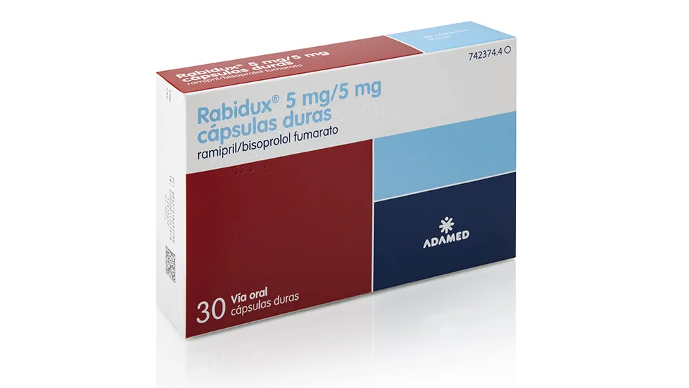 Rabidux 5 mg/5 mg capsule rigide capsule, rigide