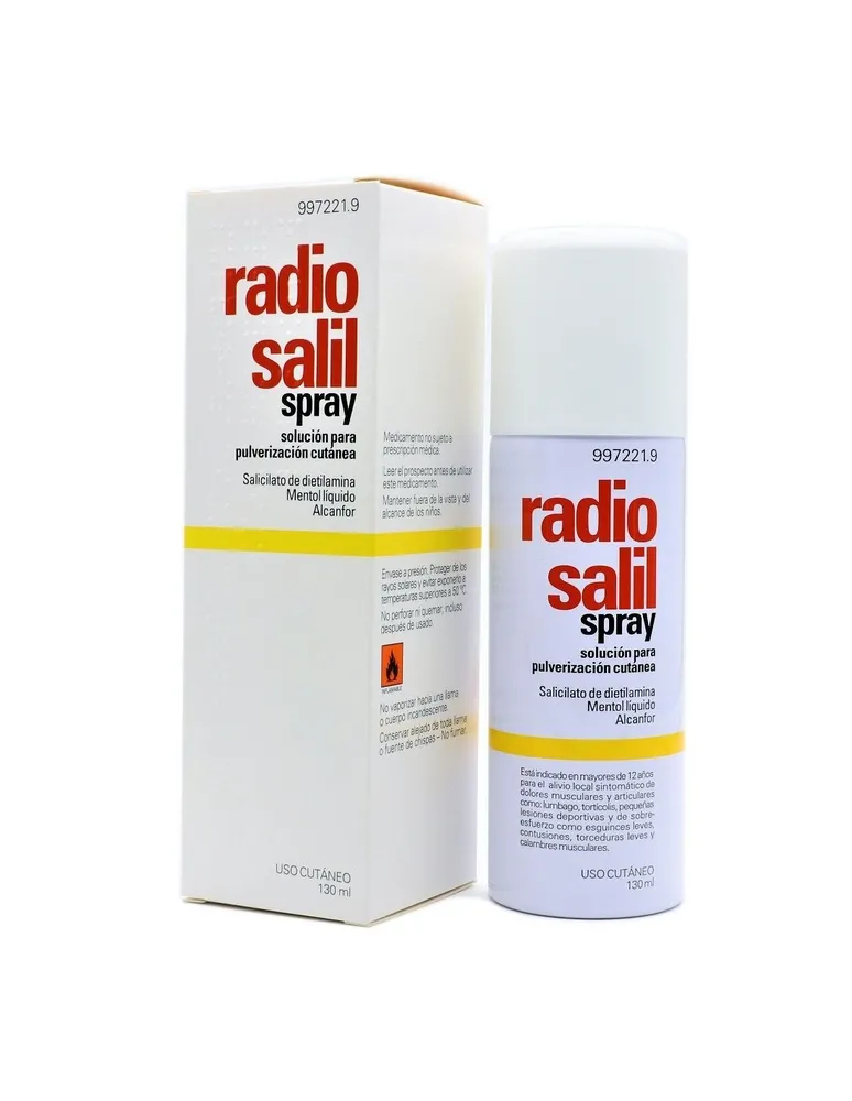 Radio Salil spray solution for cutaneous spray solution for cutaneous spray