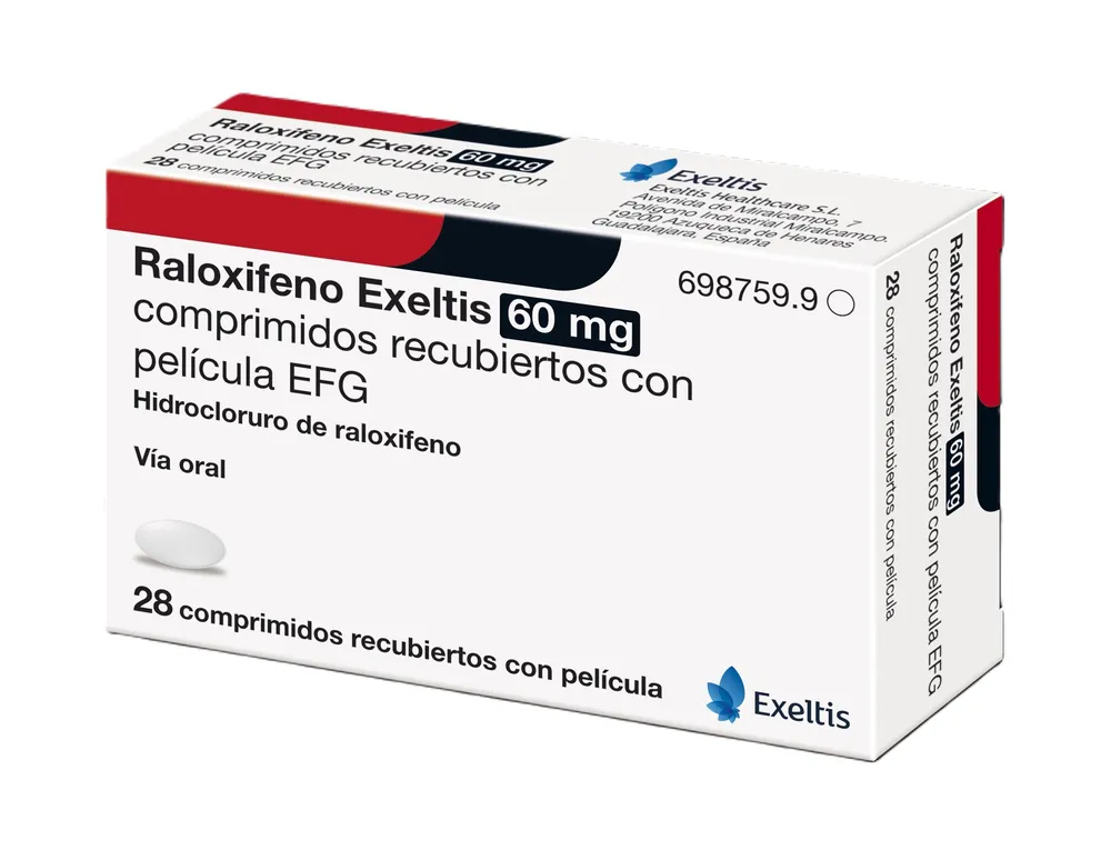 Raloxifene Exeltis 60 mg film-coated tablets EFG tablets, film-coated