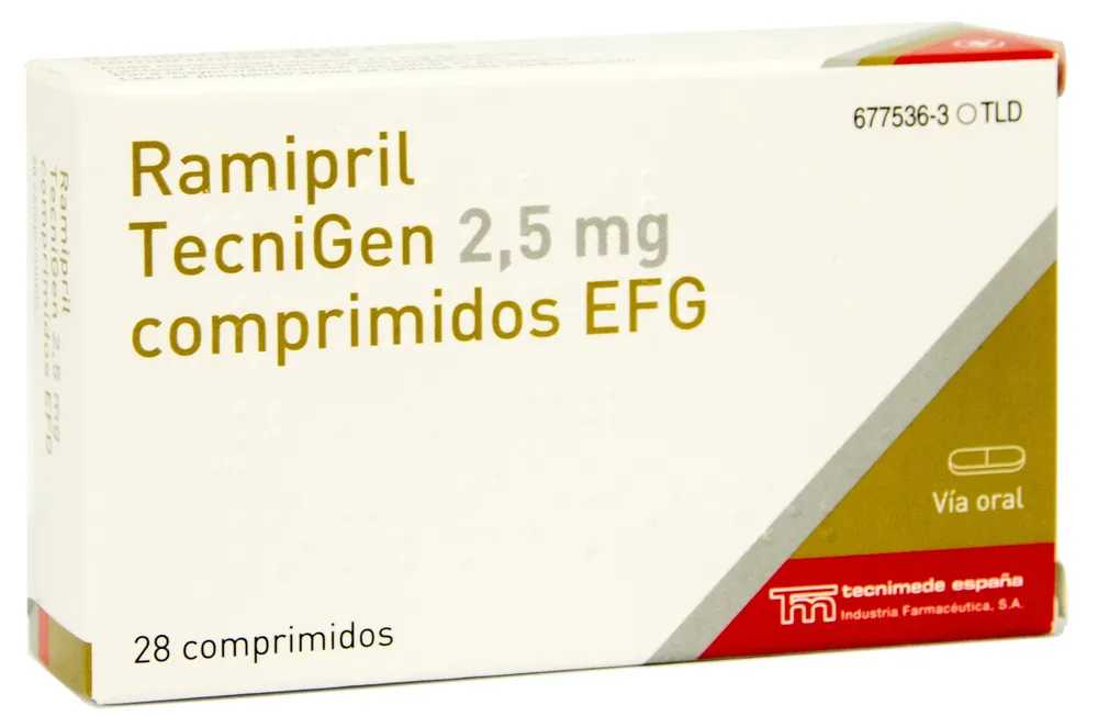 Ramipril Tevagen 2.5 mg tablets EFG tablets