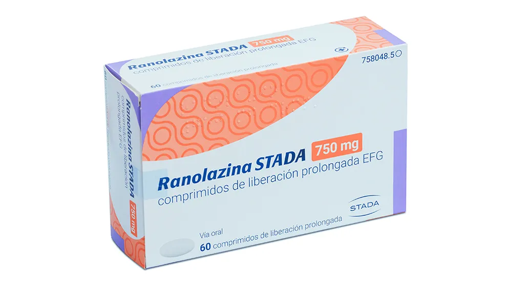 Ranolazine Stada 750 mg prolonged-release tablets EFG tablets, prolonged-release