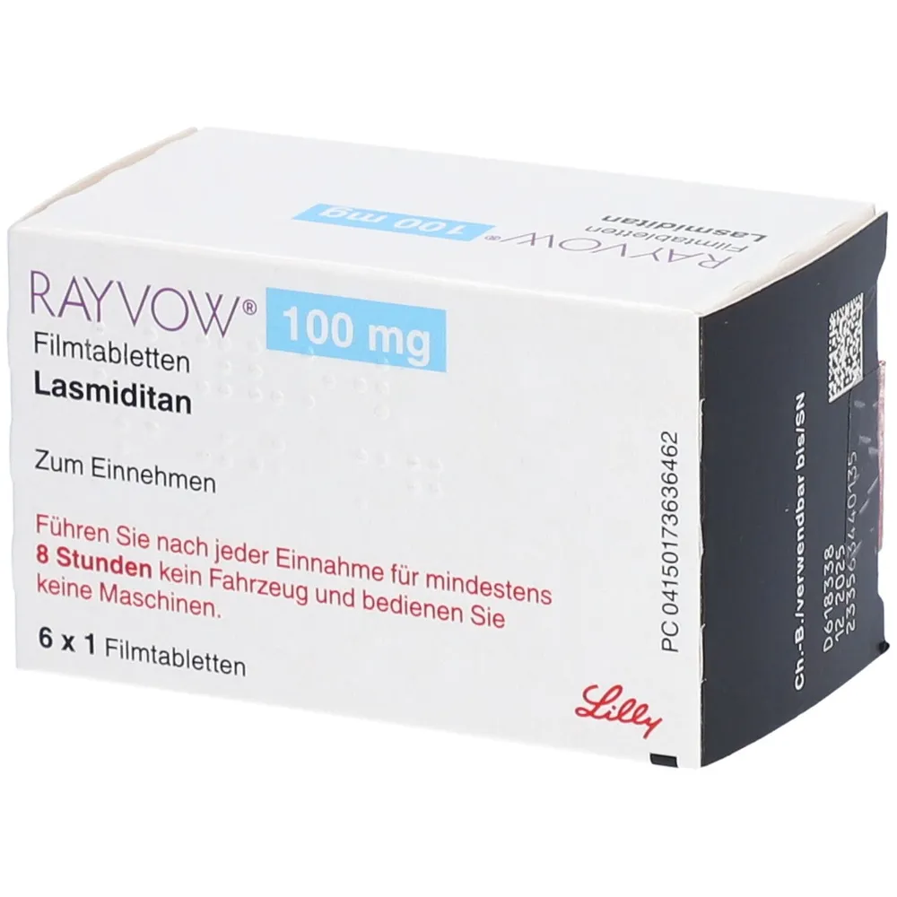 RAYVOW 100 MG COMPRIMIDOS RECUBIERTOS CON PELICULA COMPRIMIDO RECUBIERTO CON PELÍCULA