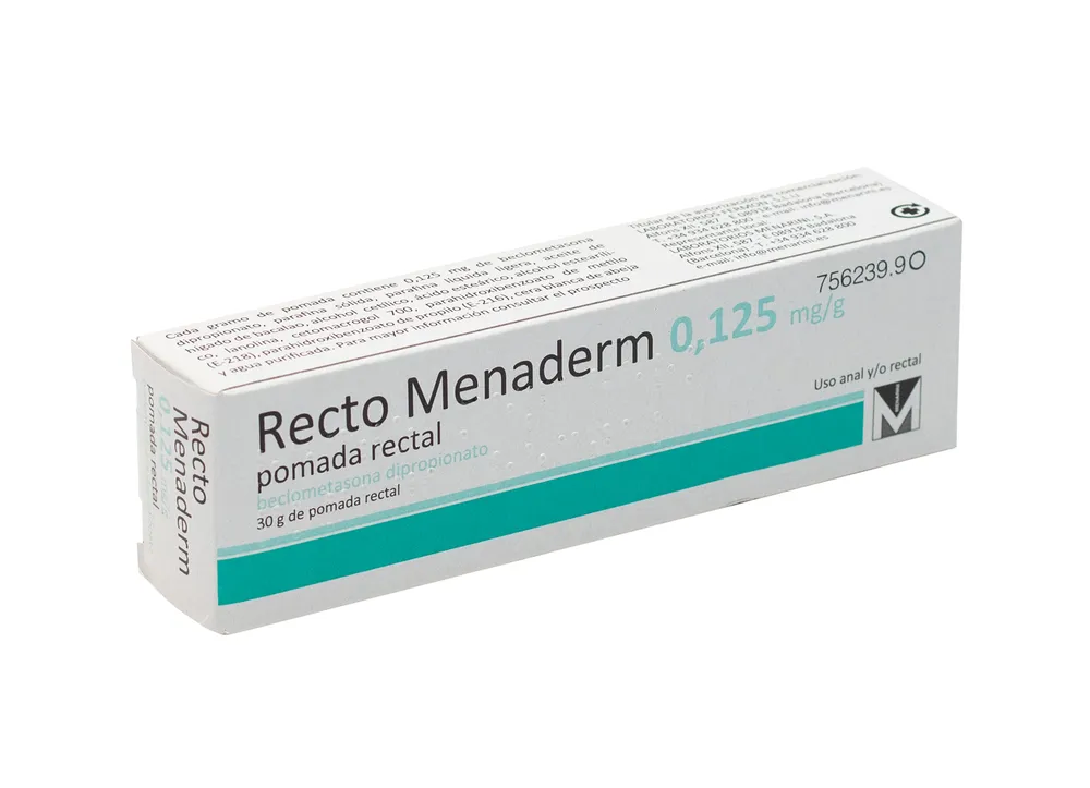 Recto Menaderm 0,125 mg/g pomata rettale unguento, rettale