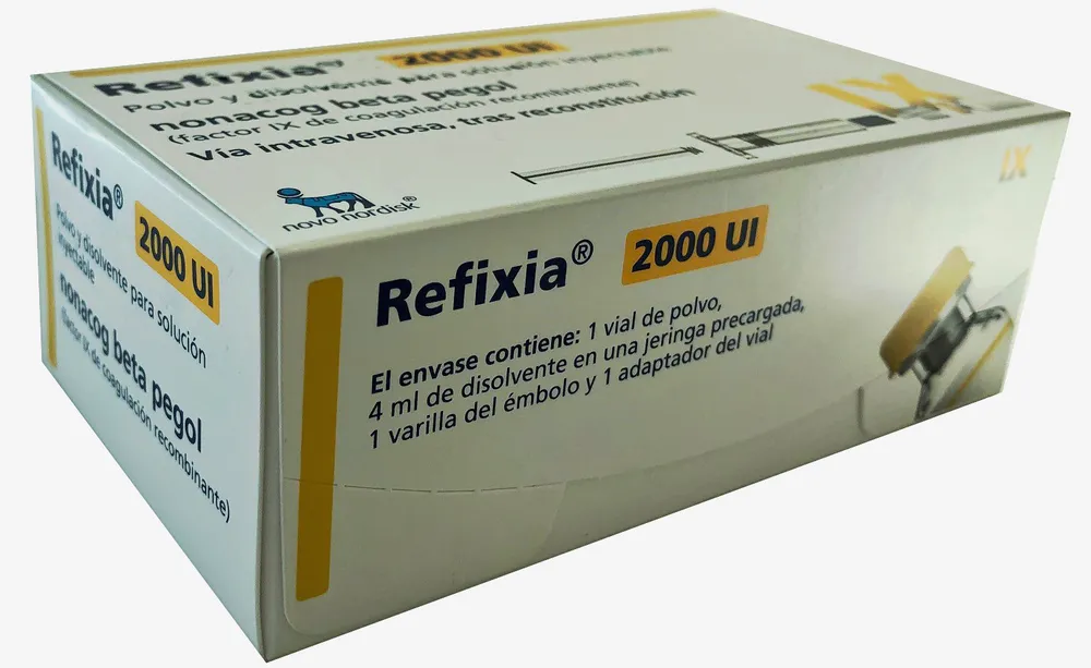 Refixia 2000 IU powder and solvent for solution for injection powder and solution for injection