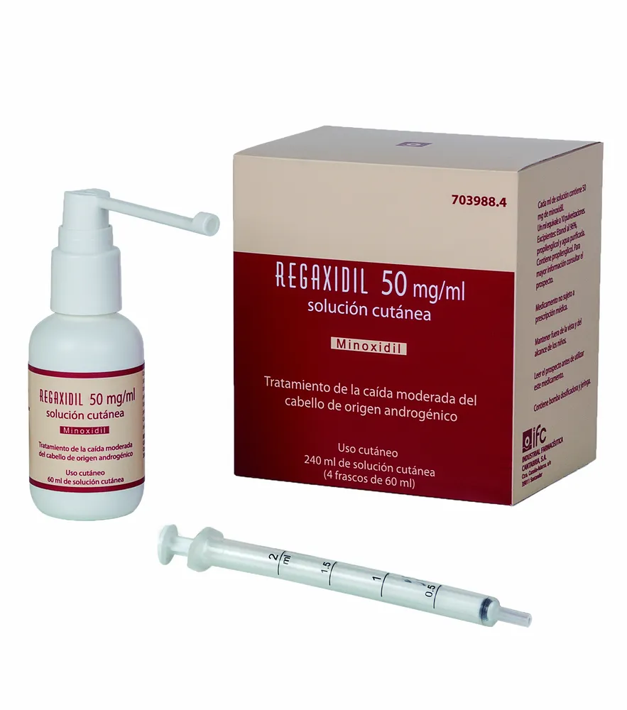 REGAXIDIL 50 mg/ml SOLUCION CUTANEA SOLUCIÓN CUTÁNEA
