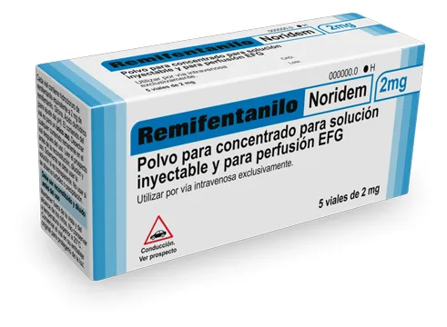Remifentanilo Noridem 2 mg polvere per concentrato per soluzione iniettabile e per infusione EFG polvere per concentrato per soluzione per iniezione e per infusione