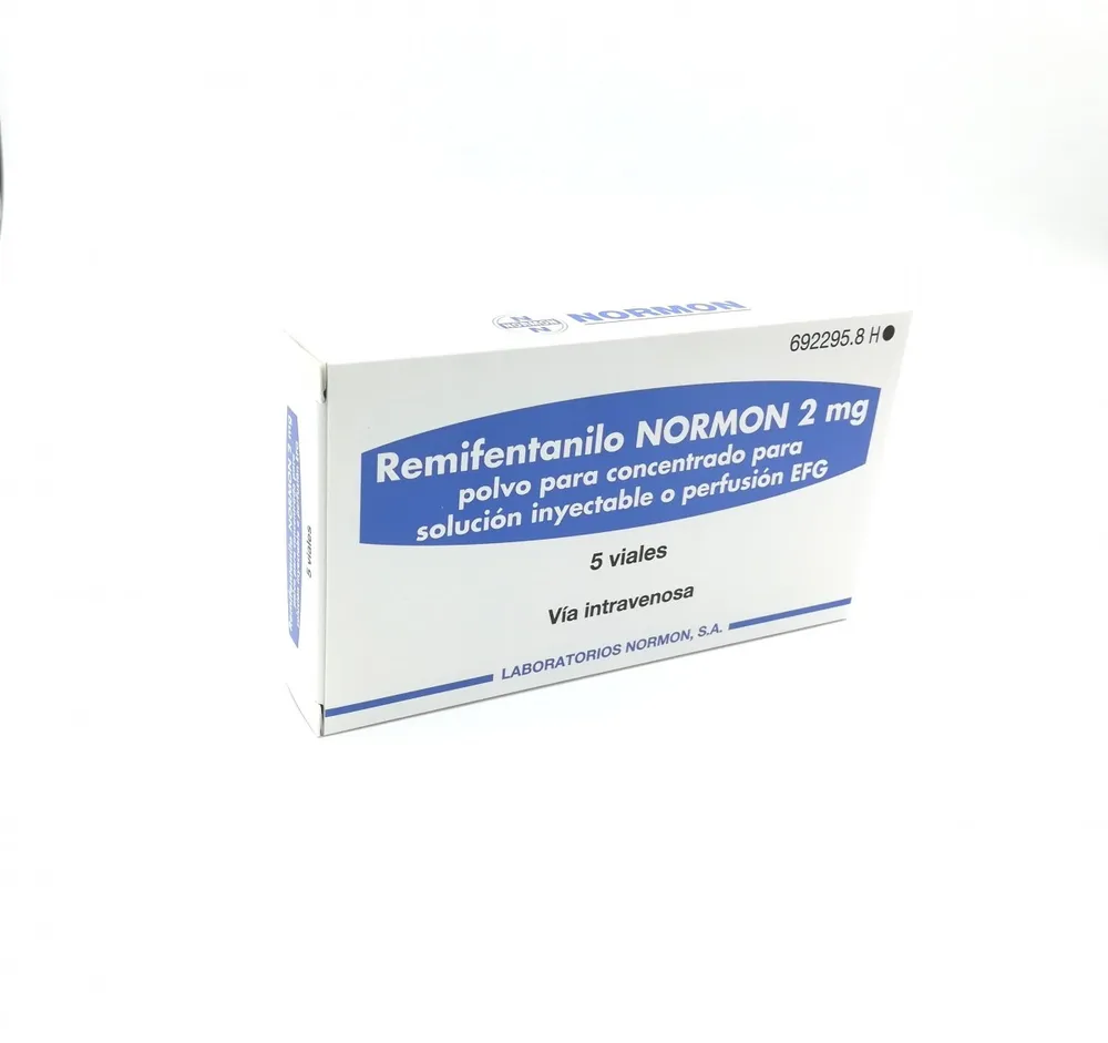 Remifentanil Normon 2 mg powder for concentrate for solution for injection and for infusion EFG powder for concentrate for injectable solution and for perfusion