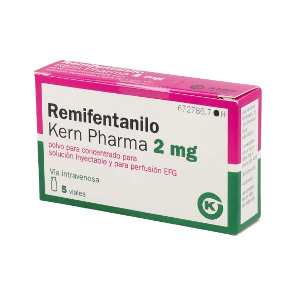Remifentanil Sala 2 mg powder for concentrate for solution for injection or infusion EFG powder for concentrate for injectable solution and for perfusion
