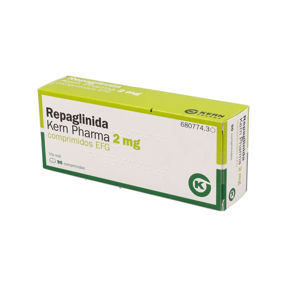 Repaglinide Kern Pharma 2 mg tablets EFG tablets