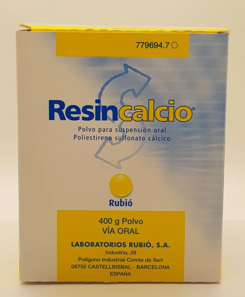 Resincalcio powder for oral suspension powder for preparation of oral suspension