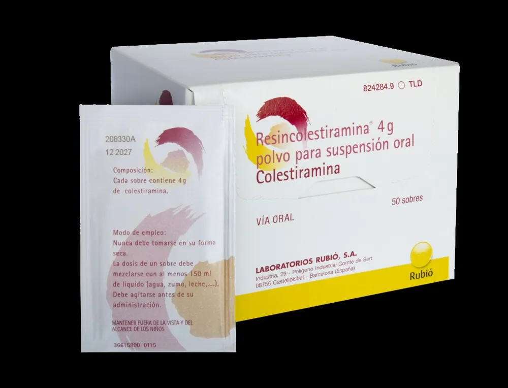 Resincolestiramina 4 g powder for oral suspension powder for preparation of oral suspension