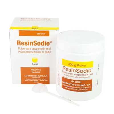 Resinsodium oral suspension powder powder for preparation of oral suspension