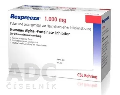 Respreeza 1,000 mg powder and solvent for solution for infusion powder and solvent for solution for infusion