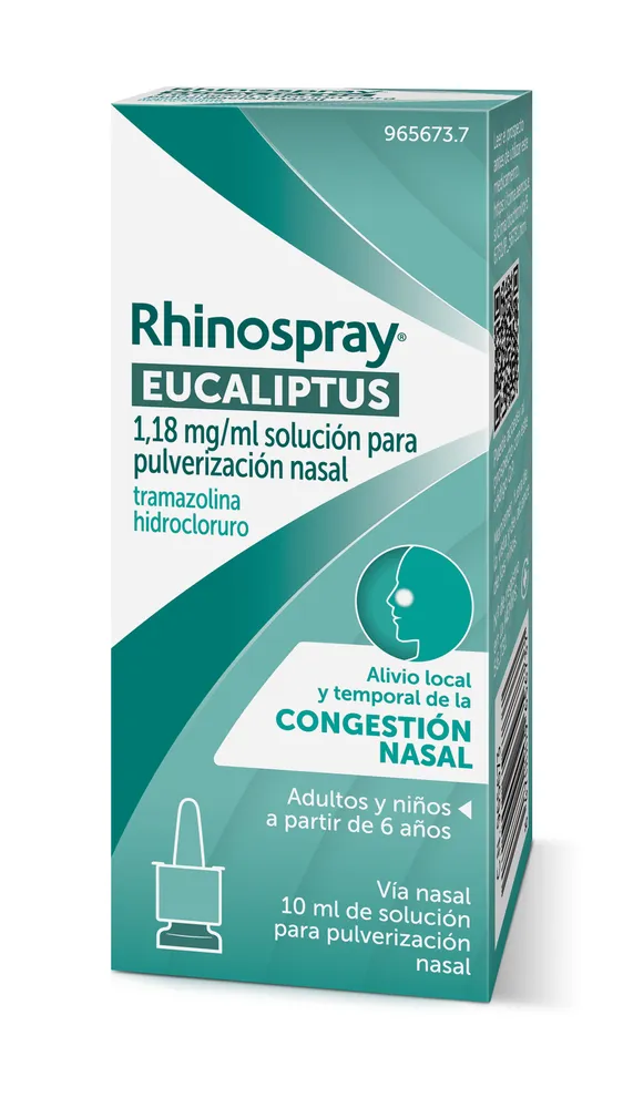 Rhinospray Eucalyptus 1,18 mg/ml soluzione per nebulizzazione nasale soluzione, nasale per nebulizzazione